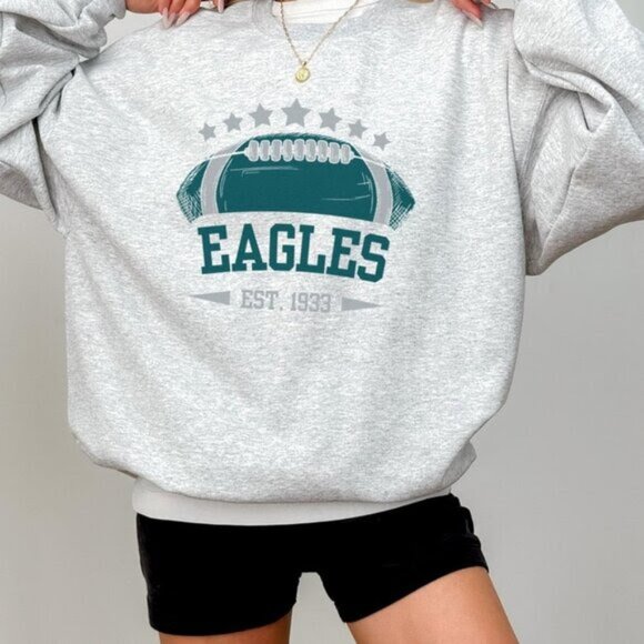 1933 Vintage Philadelphia eagles Football Crewneck Sweatshirt Philly shirt 1933 - Picture 1 of 2
